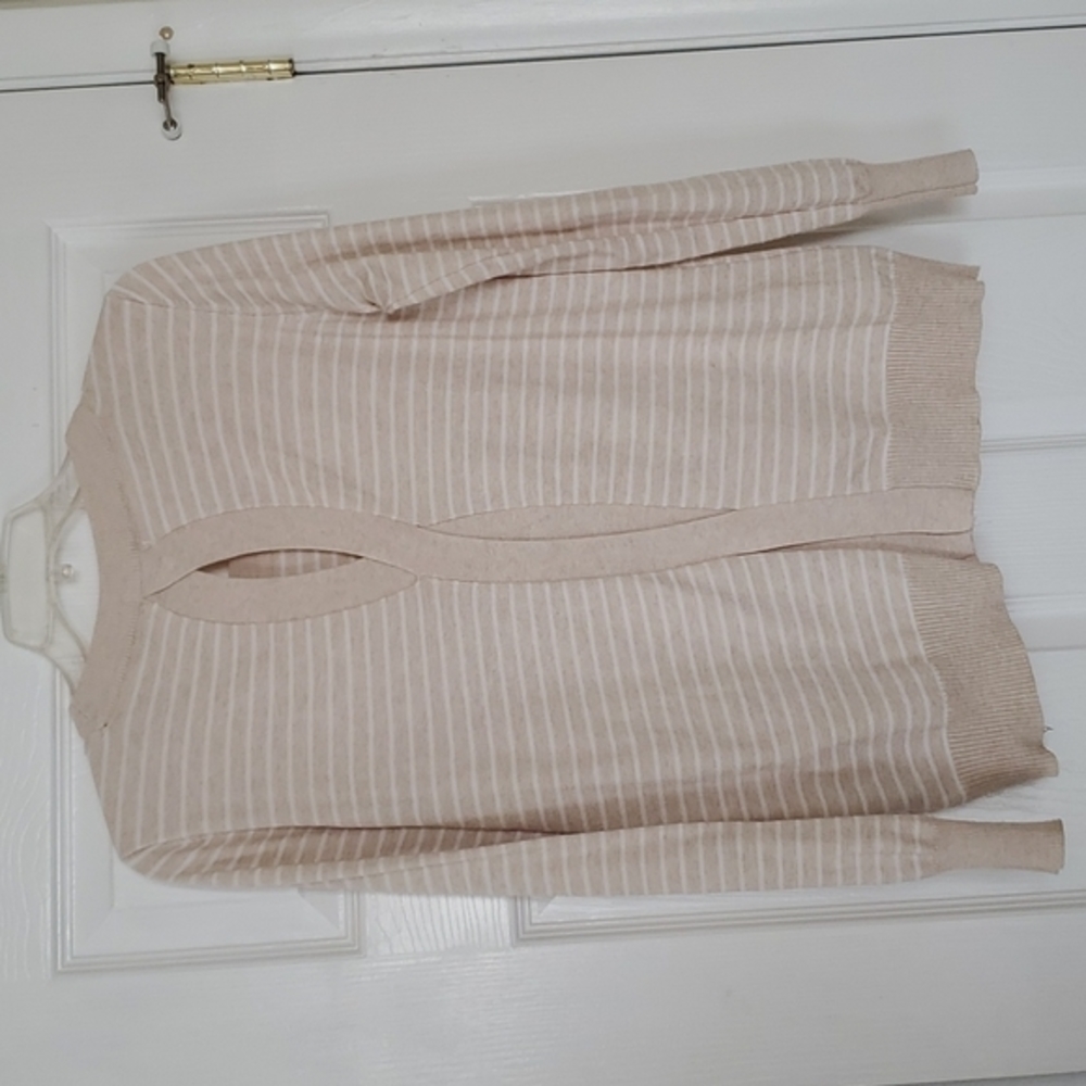 EIGHT 18 White and biege sweater - Picture 5 of 6